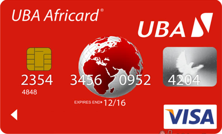 Carte VISA UBA Internationale